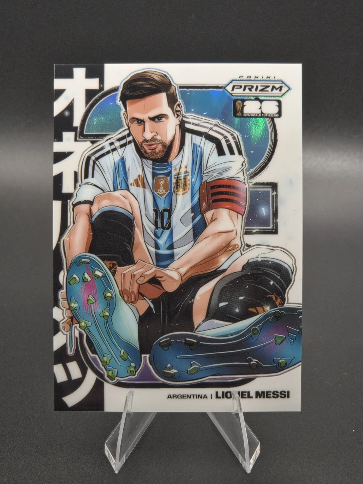 2026 Panini Prizm FIFA World Cup Lionel Messi Manga SSP #10 Argentina
